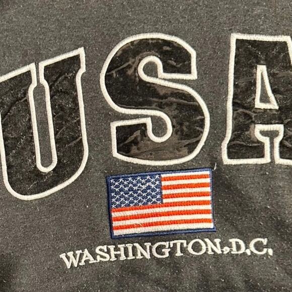Washington DC Dark Gray Hoodie - Women's Size Small - Picture 3 of 4